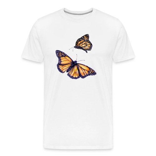 2 butterflies - Men's Premium Organic T-Shirt