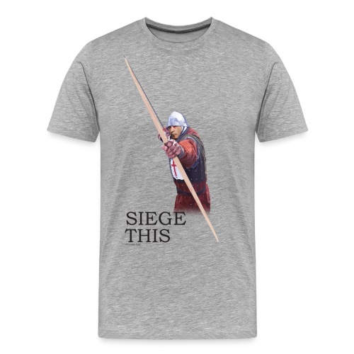 Siege This Mens standard T - Men's Premium Organic T-Shirt