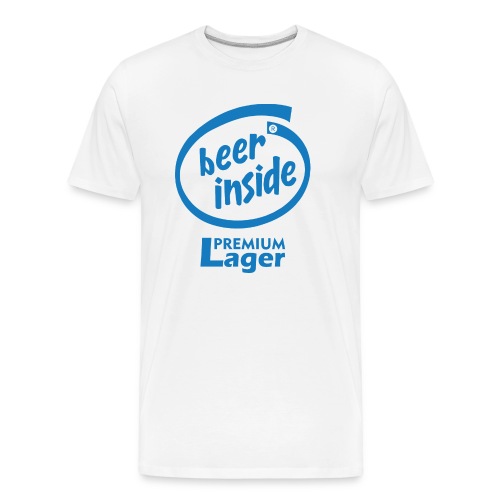 Beer Inside Premium Lager - Men's Premium Organic T-Shirt