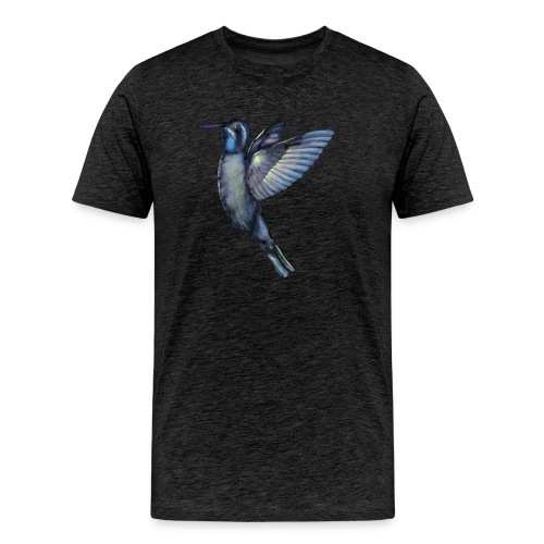 Hummingbird in flight - Men's Premium Organic T-Shirt