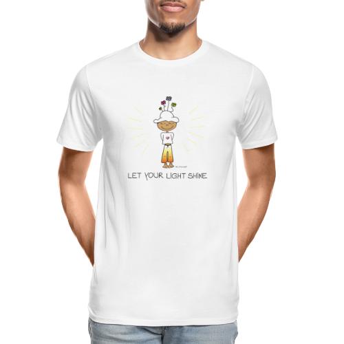 Let your light shine - Men's Premium Organic T-Shirt
