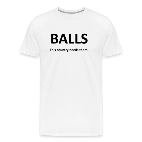 BALLS - Men's Premium Organic T-Shirt