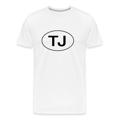 Jeep TJ Wrangler Oval - Men's Premium Organic T-Shirt