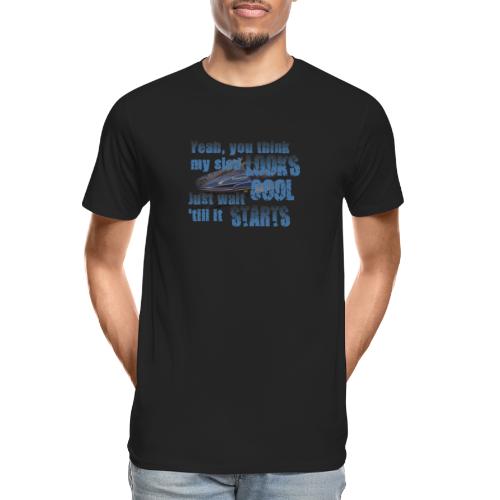 Sled Looks Cool - Men's Premium Organic T-Shirt