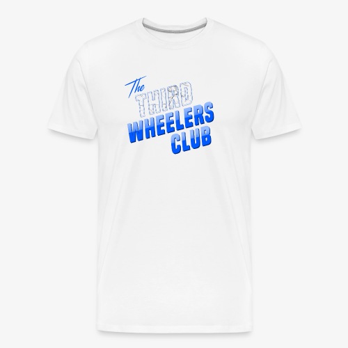 the Third Wheelers Club Blue - Men's Premium Organic T-Shirt