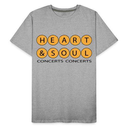 Heart Soul Concerts Golden Bubble horizon - Men's Premium Organic T-Shirt
