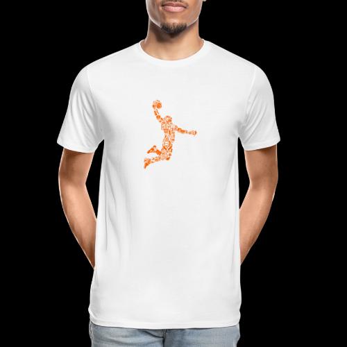 Basketball Slam Dunk - Men's Premium Organic T-Shirt
