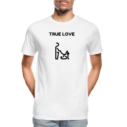 True Love - Pet Dog Love - Men's Premium Organic T-Shirt