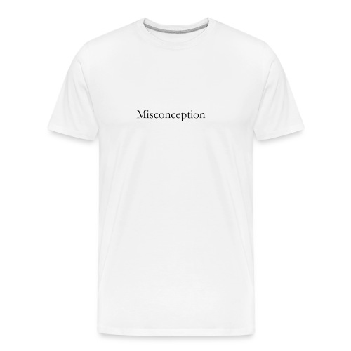 Misconception SS18 - Men's Premium Organic T-Shirt