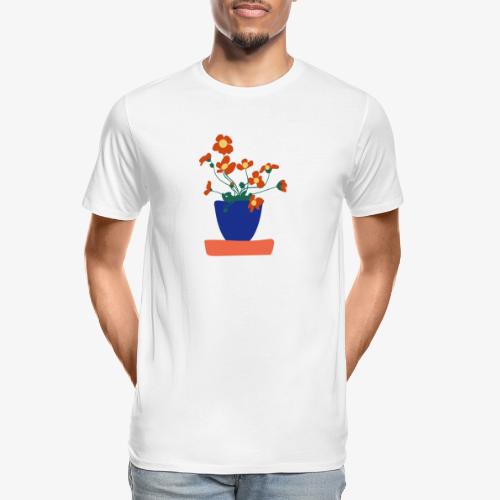 Dahlia Flower - Men's Premium Organic T-Shirt