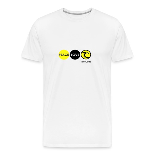 Peace Love TaínoCode - Men's Premium Organic T-Shirt