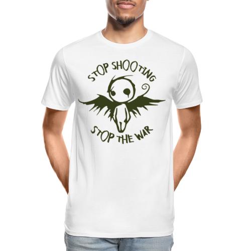 war peace angel - Men's Premium Organic T-Shirt