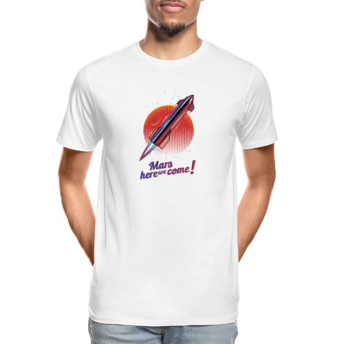 Mars Here We Come - Light - Men's Premium Organic T-Shirt