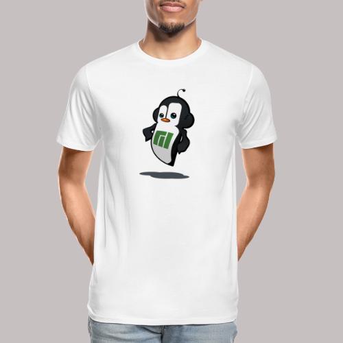 Manjaro Mascot confident right - Men's Premium Organic T-Shirt