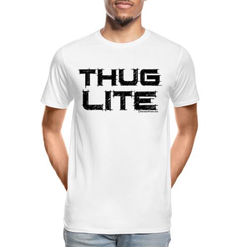 Thug Lite BLK.png - Men's Premium Organic T-Shirt