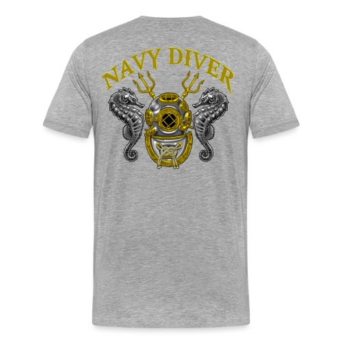 Navy Diver Master - Men's Premium Organic T-Shirt