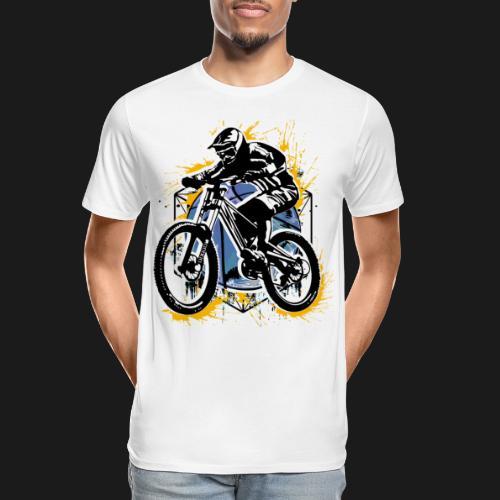 Mtb - Mountain Biker - Mountain Biking - Men's Premium Organic T-Shirt