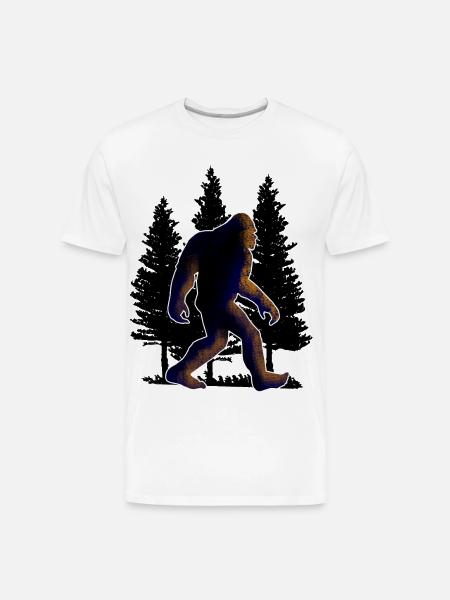 Big foot, Bigfoot - Men's Premium Organic T-Shirt - white