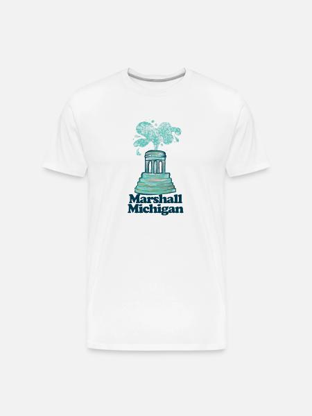 Marshall Michigan - Men's Premium Organic T-Shirt - white