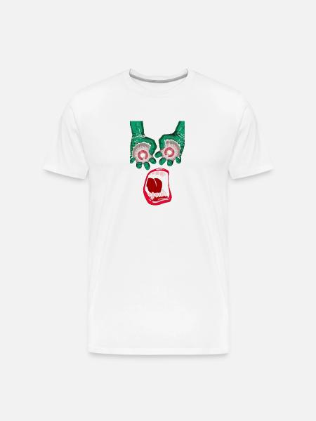 error - Men's Premium Organic T-Shirt - white