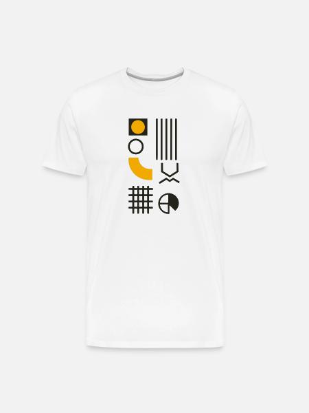 Distinct Simplicity - Men's Premium Organic T-Shirt - white