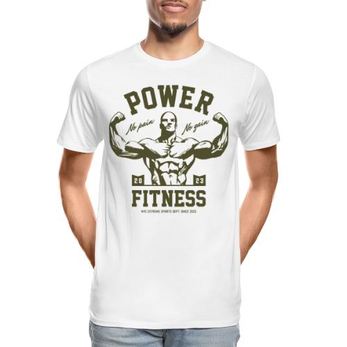 fitness bodybuilding gym - Men's Premium Organic T-Shirt