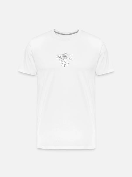 Radiation - Men's Premium Organic T-Shirt - white