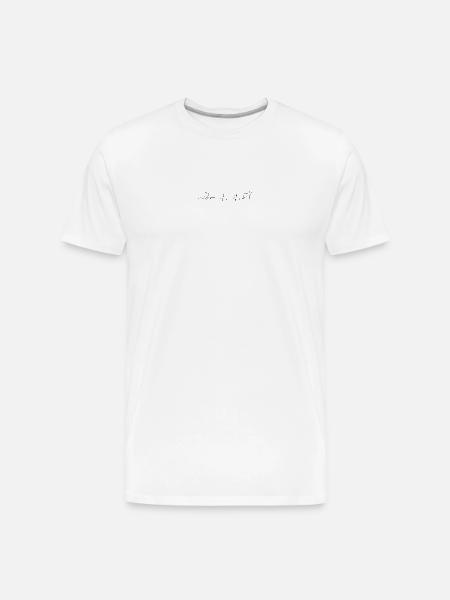 Please upload design - Men's Premium Organic T-Shirt - white
