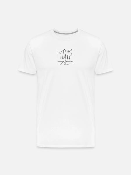 Sketches of Serenity - Men's Premium Organic T-Shirt - white