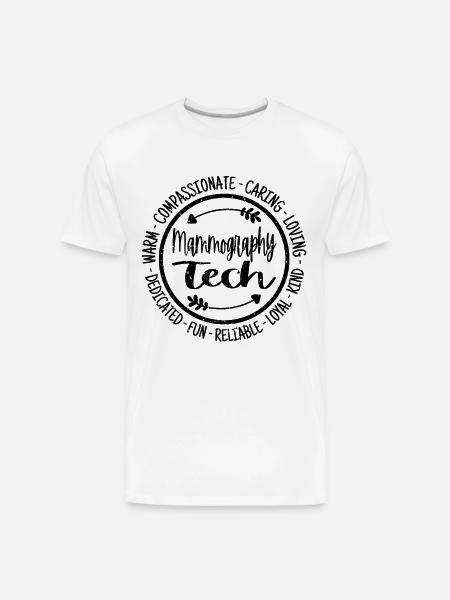 Mammography Tech - Men's Premium Organic T-Shirt - white