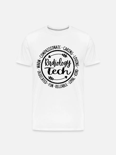 Radiology Tech - Men's Premium Organic T-Shirt - white