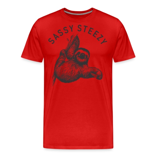 sloth bear slow lasy - Men's Premium Organic T-Shirt