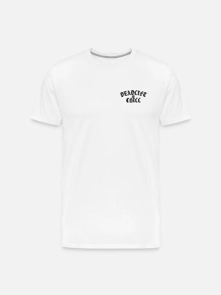 Deadlift and Chill - Men's Premium Organic T-Shirt - white