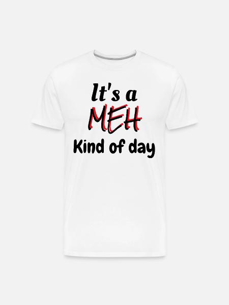 MEH - Men's Premium Organic T-Shirt - white
