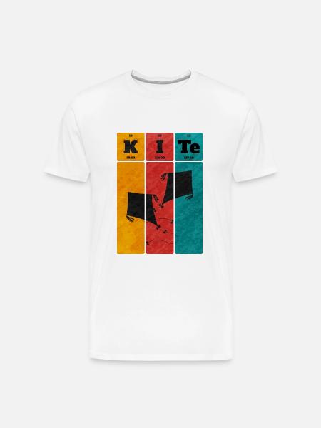Kite Flying - Men's Premium Organic T-Shirt - white