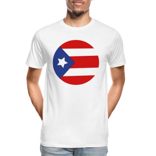 Bandera de Puerto Rico - Men's Premium Organic T-Shirt