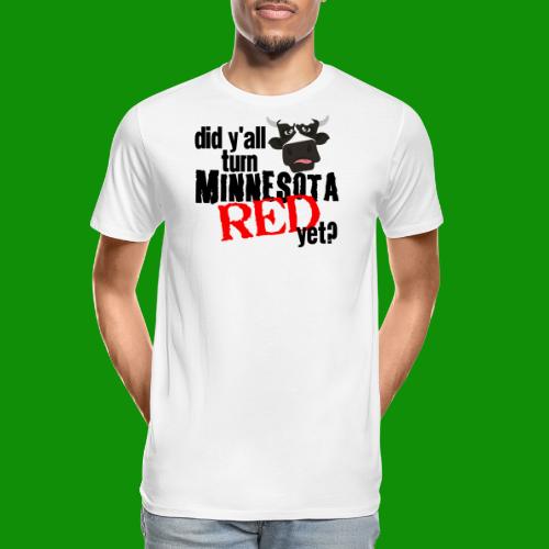 Turn Minnesota Red - Men's Premium Organic T-Shirt
