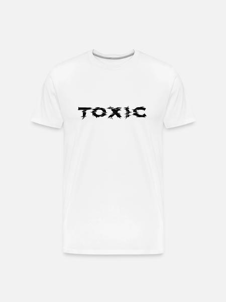 toxic poison - Men's Premium Organic T-Shirt - white