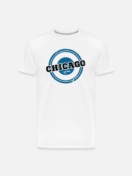 The Windy City Chicago - Men's Premium Organic T-Shirt - white