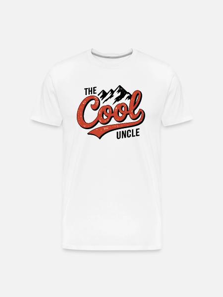 The cool uncle - Men's Premium Organic T-Shirt - white