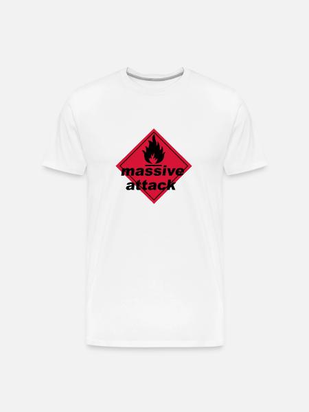 Massive Attack - Men's Premium Organic T-Shirt - white