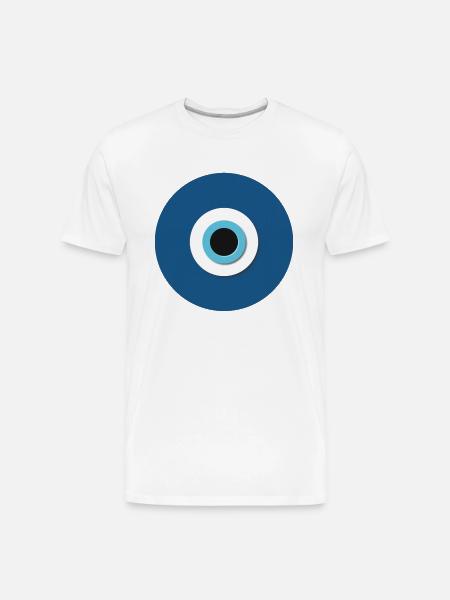 Turkish Eye - Men's Premium Organic T-Shirt - white