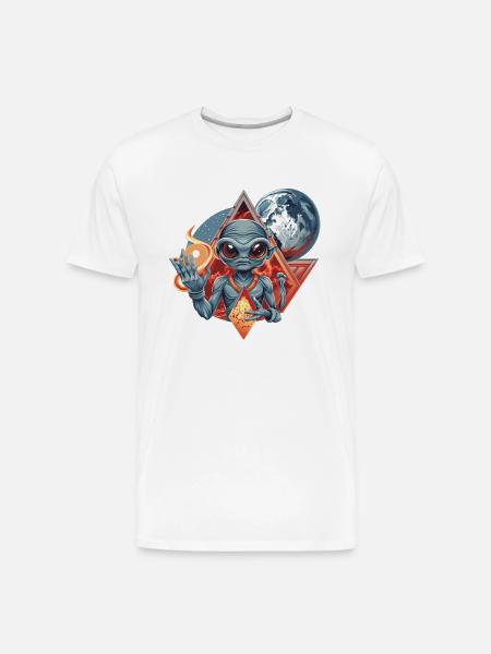 IlluminET109 - Men's Premium Organic T-Shirt - white