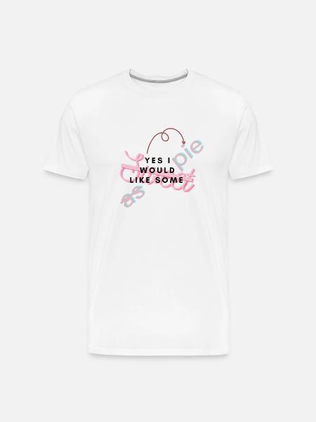 sweet as pie - Men's Premium Organic T-Shirt - white