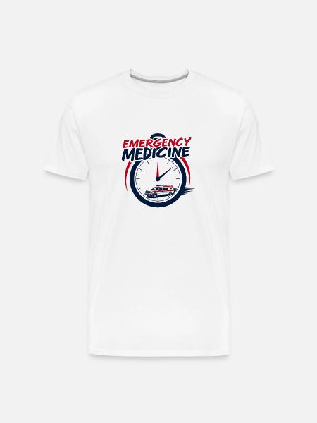 Life Saver Design - Men's Premium Organic T-Shirt - white