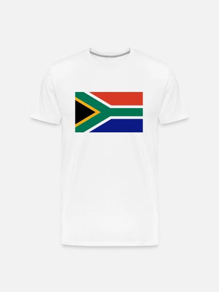 South Africa - Men's Premium Organic T-Shirt - white
