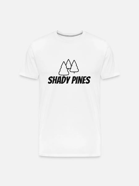 Shady Pines - Men's Premium Organic T-Shirt - white