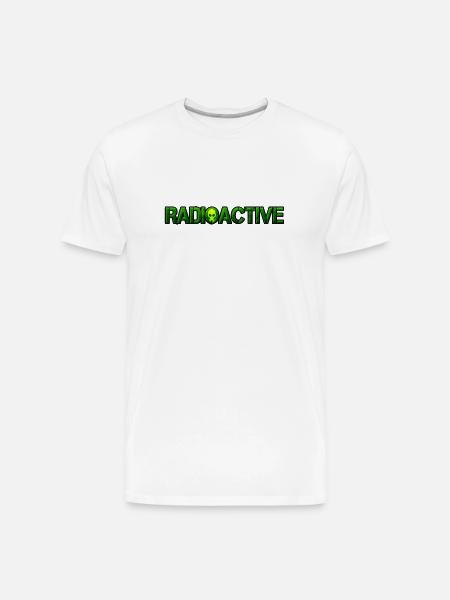 Radioactive symbol - Men's Premium Organic T-Shirt - white