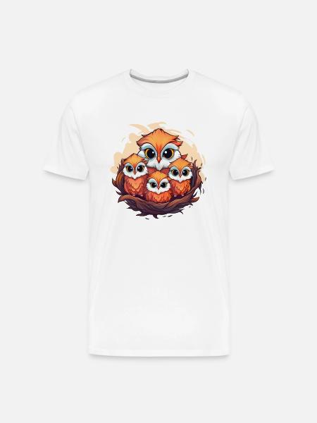Guardians of the Night - Men's Premium Organic T-Shirt - white