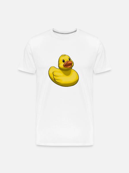 Rubber ducky - Men's Premium Organic T-Shirt - white